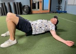 posture exercise for baseball training